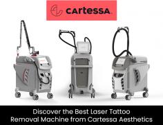 Choose the right laser tattoo removal machine for your practice by visiting Cartessa Aesthetics. Our machines have the wavelengths that can target the full spectrum of pigment colors. 