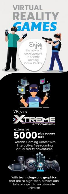 State-of-the-Art Virtual Reality Gaming offering multi player and self-guided experiences including VR Escape Rooms for unique group play. 