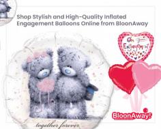 Visit BloonAway to buy the unique and finest quality inflated Engagement Balloons at the best prices. Available in a variety of style, characters, and sizes! Easy and secure online payment options! Place your order now! 