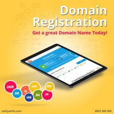 Looking for best domain name registration in India? Then you can call us today! We provide you with the best domain names for your business of your desire.
https://in.sathyainfo.com/domain-registration-india