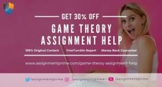 Want Online Game Theory Assignment Help? Get the best game theory assignment writing services in Australia by qualified experts only at Assignment Prime. Order Now and Get Free Turnitin Report!

https://www.assignmentprime.com/game-theory-assignment-help