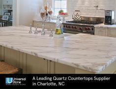 Visit Universal Stone to get a wide range of quartz countertops in Charlotte, NC. We are a trusted store to buy quartz countertops, servicing the Charlotte area for over 15 years. We stock all types of quartz surfaces and countertops for kitchens and bathrooms. Shop now! 