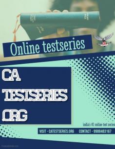 CA Test Series is one of the most trusted online test series for CA Final & IPCC/Inter. Here, we provide all test series online for CA final and IPCC/Inter. Join us today and clear your CA Exams in first attempt!! 