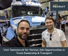 At Teamrecruit, we have been securing candidates in truck dealerships and transport related businesses for more than 10 years. With our large network, we allow you to find out what you are looking actually.