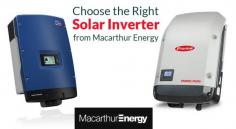 Looking to buy top quality solar inverters at lowest prices? Macarthur Energy is your one-stop source. We have partnered with some of the world’s leading advanced technology providers to provide you quality and durable products. 