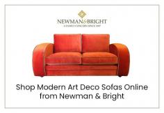 Order modern and contemporary art deco sofa online from Newman & Bright at the best prices possible. We have collaborated with designers to create an exclusive range of models to best suit your interior.