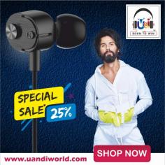 Offer of the day

UPTO 25% OFF on U & I Earphone

Shop Now

