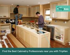 Visit TripKen to find the best cabinetry experts near you. We allow you to find the right cabinetry expert by comparing their price range and customer rating. Come & find today! 