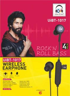 U&I Wireless Earphones - Rock N Roll Bass UiBT- 1017
