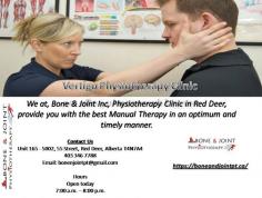 We at, Bone & Joint Inc, Physiotherapy Clinic in Red Deer, provide you with the best Manual Therapy in an optimum and timely manner.