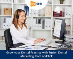 At npiClick, we use a great fusion of online and offline dental marketing to help dentists find new patients and grow their dental practice. We have a team of experienced marketing experts, committed to guiding your dental practice towards success.