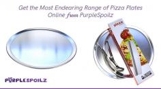 Serve pizza in style with quality pizza plates form PurpleSpoilz. We stock a wide range of pizza plates to make sure you present your hard work in a way that wins you praise. 
