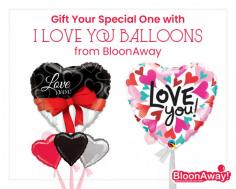 Check out an awesome selection of I Love You balloons at the very best prices from BloonAway. Our balloons are the perfect way to show your loved ones that how much you love him/her.