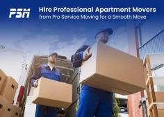 Looking for professional apartment movers in Edmonton? Look no further than Pro Service Moving. We are experts at apartment moves to provide you with a stress-free move and peace of mind, no matter if the distance is long or short. 