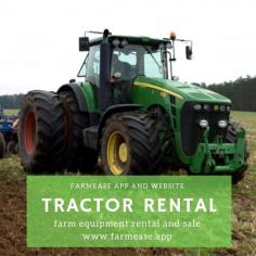 Looking for farm tractor rental near me, Farmease can end your search. Visit the website to know more about farmease rental and sale services. 