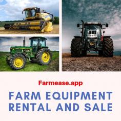 Farmers are now using rental services to improve their agriculture production and saving money. Various marketplace available online where you can rent and sell your farm machine and earn some extra cash. Farmease is one of the best farm equipment rental and sale marketplace where any farmer or owner of a farm machine can hire or sell his farm equipment online. 