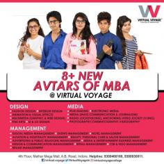 Virtual Voyage College in Indore offers a first-hand experience in MBA; learn through practical applications.