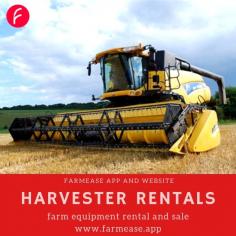 combine harvester rental and sale - Farmease 