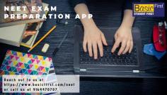 NEET Exam Preparation App | NEET Exam Study Material
Achieving a medical seat is a goal come true when 13 lakh candidates are fighting for close to 66,000 seats and to fulfil this dream you need the best study material for NEET. The medical applicants required the NEET 2020 best study material to prepare smartly for the medical entrance exam. 
The NEET syllabus has more than 15,000 concepts. We provide the most trustworthy NEET study material- notes and other resources for all these concepts with which you can finish the whole syllabus most efficiently.
We expect this comprehensive article on NEET study material helps you. If you have any doubt about NEET exam study material, reach out to us at https://www.basicfirst.com/neet or call us at 9164470707.
