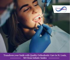 Get the best Orthodontic care in St. Louis, MO from Infinite Smiles. We help our patients to achieve their dream smile through quality Orthodontic dental care. Call (314) 892-8853 to book your appointment. 