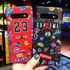 シュプリームｘジョーダン コラボ Galaxy S10/S10+ケース 個性的 SUPREMEｘJORDAN ギャラクシーs10e/s9 plus携帯ケース 潮流風 GALAXY NOTE9カバー シュプリーム galaxy s8/s8プラスケース お洒落