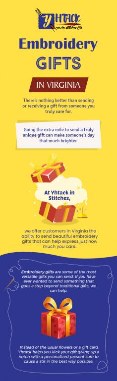 kick your gift giving up a notch with personalized gifts from Yhtack in Stitches. We design life event baskets to convey your love for your loved one in a unique way. 