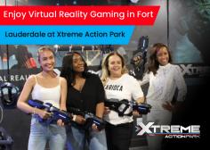 Xtreme Action Park’s State-of-the-Art Virtual Reality Gaming, offering multi player and self-guided experiences including VR Escape Rooms for unique group play.