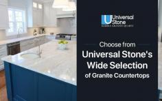 At Universal Stone, we offer top-quality granite countertops to give your kitchen or bathroom an amazing look. Whether you are seeking to achieve a traditional look or a contemporary one, our granite countertops are designed to be matched with any decor or cabinets.