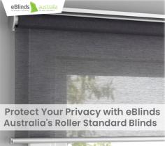 Shop for top quality roller standard blinds in Australia from eBlinds Australia. We have hundreds of fabrics to choose from, ranging in styles and finishes to satisfy your budget.