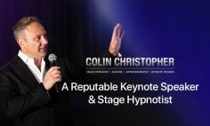 As a leading keynote speaker & stage hypnotist, Colin Christopher has been delivering family friendly hypnosis shows in Canada and the US for many years. Get in touch with him and shape your own thoughts!