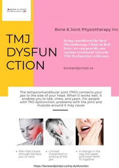 IBeing considered  the best Physiotherapy Clinic in Red Deer, we can provide you various treatment towards TMJ Dysfunction with care. 