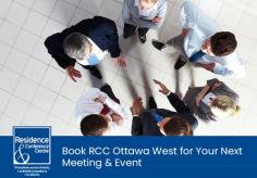 Looking for a space for a Business Meeting or Event in Ottawa West? Visit RCC Ottawa West, here you will find everything you need to make your meeting or event successful. 