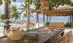 Discover island life at this unique beach house set on a private 1,600 sqm of stunning beach land with 32 m beach frontage on Koh Samui’s north eastern shore. Talk to Villa Getaways to book this idyllic 3 bedroom beach side holiday home, offering it’s very own private beach garden and pool.