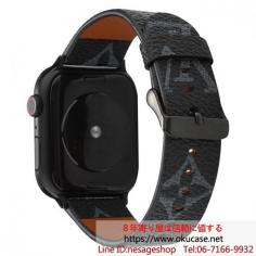 ヴィトン バンド交換 腕時計 Apple Watch対応 Louis Vuitton アップルウォッチ用の交換ベルト シュリング ベルト交換 モノグラム柄 レザーベルト 通勤風