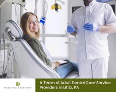 When it comes to top quality dental care for adults, Hicks Family Dentistry is second to none. We offer a variety of adult dentistry services like regular teeth cleaning, root canal treatment, oral cancer screening, and senior healthcare to help you maintain good oral health.