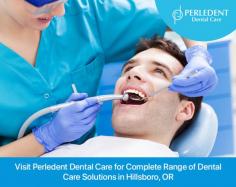 At Perledent Dental Care, we offer a complete range of dental care services to the patients of Hillsboro, OR. From hygiene dental acre to root canal and TMJ/TMD treatment, we use high-tech intra-oral camera for the best possible results.