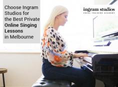 Not local to Melbourne? Get singing lessons online via Zoom from Ingram Studios. We offer private and group singing lessons to suit the individual's needs. Get in touch today! 