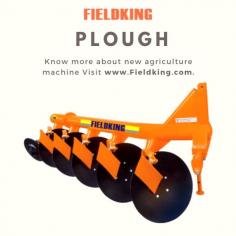 Fieldking agriculture plough best suitable for toughest soil breaking, soil raising and soil turning operations.
 Check the website for more Info.