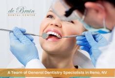 Get in touch with de Bruin Dental Center for quality general dental care services in Reno, NV. With state-of-the-art techniques and cutting-edge technologies, we aim to save even a hopeless tooth with our general dentistry procedures.