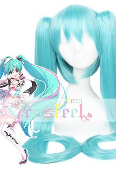 初音ミク レーシングVer. 2019 コスプレウィッグ レーシングミク コスウィッグ レーシングスーツ2019 海外通販