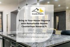 Bring to Your House Elegance with Remarkable Marble Countertops Navarre FL
