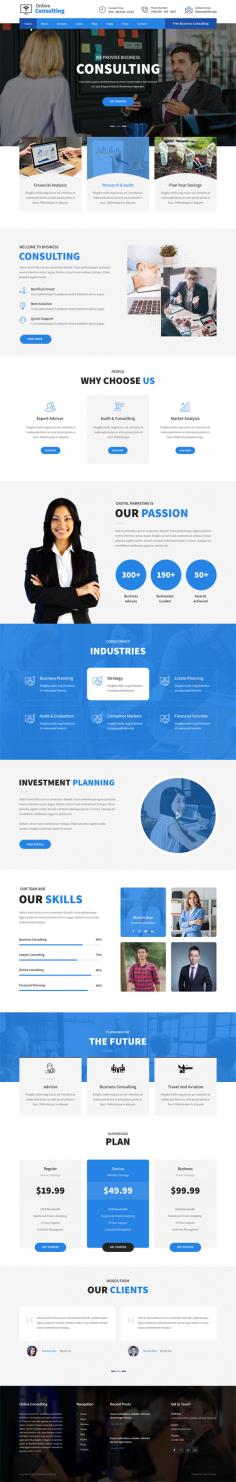 Finance WordPress Theme