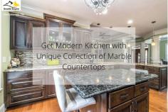 Get Modern Kitchen with Unique Collection of Marble Countertops
