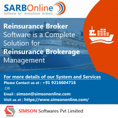 SARB : Reinsurance Broker Software is a Complete Solution for Reinsurance Brokerage Management.