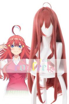 五等分の花嫁 中野五月 コスプレウィッグ 中野五姉妹 赤いウィッグ 安価 海外通販