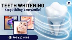 Eliminate Tooth Stains With Whitening Treatment


If your teeth starting to turn slightly yellow, then contact Kernan Family Dental! We offer professional teeth whitening treatment that can help you get that brighter, whiter smile you’ve always wanted. Schedule an appointment with our cosmetic dentist today!
