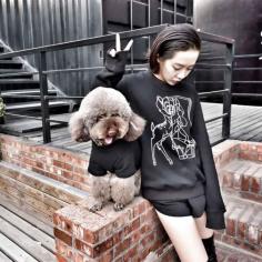 ジバンシィ ボックスログ 犬 服 お飼い主とのペアルック Givenchy パーカー ペットとお揃い 親子服