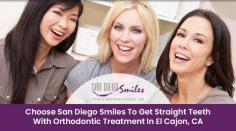 At San Diego Smiles, we have expert Orthodontics dentists to help you get straight teeth. We offer Six Month Smiles, Invisalign, and Powerprox Six Month Braces to straighten your teeth in minimum time possible.