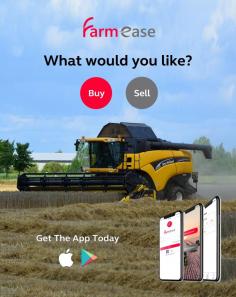 #FarmEase One-Stop Solution for all your Farm Mechanization Needs
Let’s you Buy or Sell Farm Equipment conveniently.

Download the app now or Visit www.farmease.app


https://www.farmease.app/