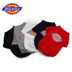 パロディー ディッキーズ 犬服 ｔシャツ 夏モデル ボックスロゴTシャツ dickies 猫用 半袖 ストリート系 ドッグウェア